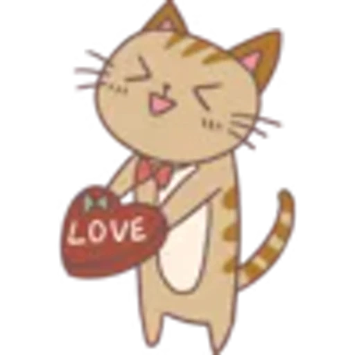 🐈 Эмодзи «Valentine's Day» для Telegram