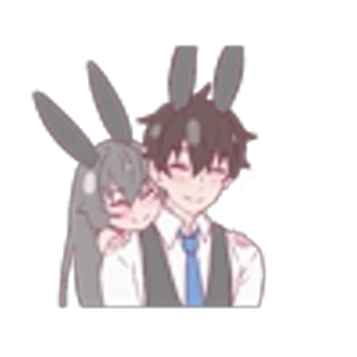 🩷 Эмодзи «Aiko Chan and Kouki Kun» для Telegram