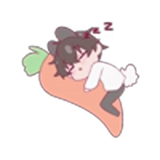 🥕 Эмодзи «Aiko Chan and Kouki Kun» для Telegram