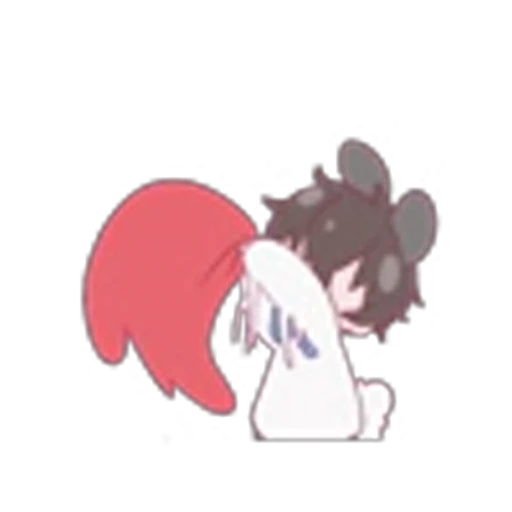 ❤️ Эмодзи «Aiko Chan and Kouki Kun» для Telegram