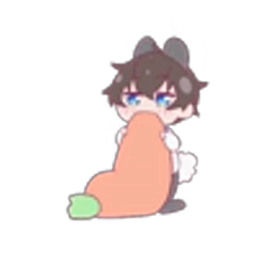 🥕 Эмодзи «Aiko Chan and Kouki Kun» для Telegram
