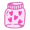 Стикер 55 Be my Valentine