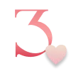 3⃣ Эмодзи «Valentine&;s Day - буквы к 14 февраля» для Telegram