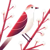 🦜 Эмодзи «Valentine&;s Day - буквы к 14 февраля» для Telegram