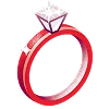 💍 Эмодзи «Valentine&;s Day - буквы к 14 февраля» для Telegram