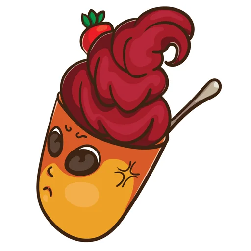 😐 Стикер «ice_cream_valentin» для Telegram