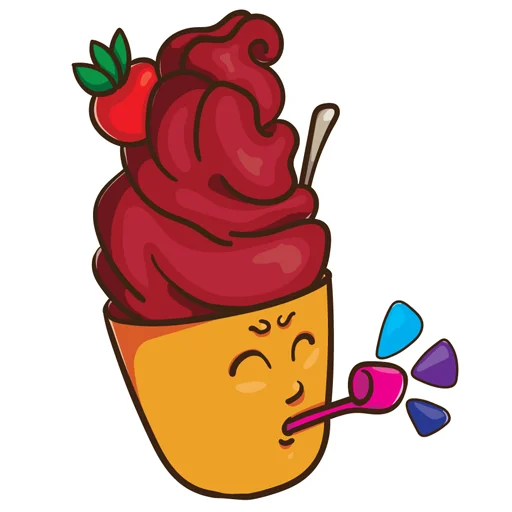 😝 Стикер «ice_cream_valentin» для Telegram