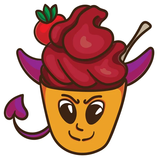 😈 Стикер «ice_cream_valentin» для Telegram