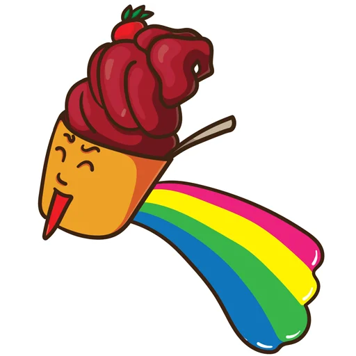 😀 Стикер «ice_cream_valentin» для Telegram