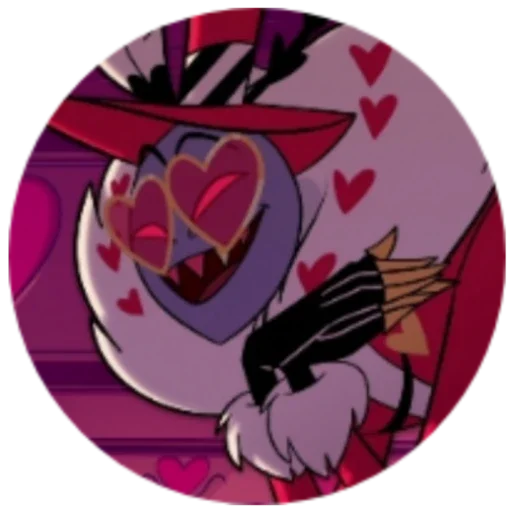 🤗 Стикер «Valentino Hotel Hazbin» для Telegram