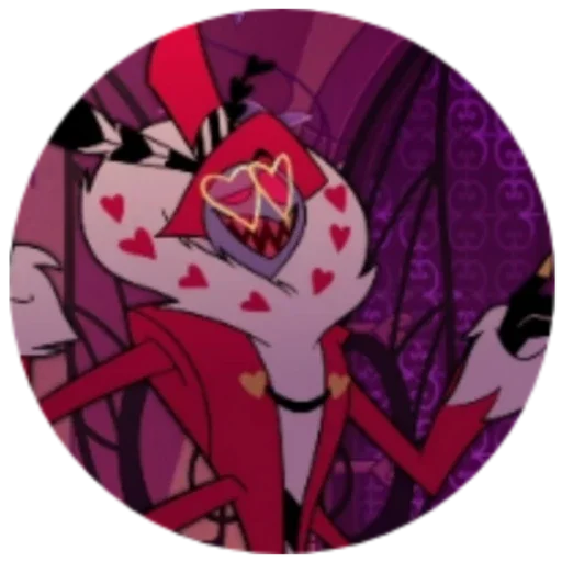 Стикерпак Valentino Hotel Hazbin для Telegram