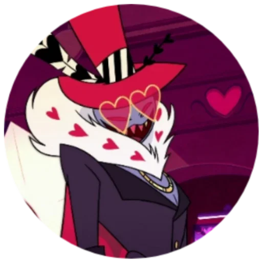😏 Стикер «Valentino Hotel Hazbin» для Telegram