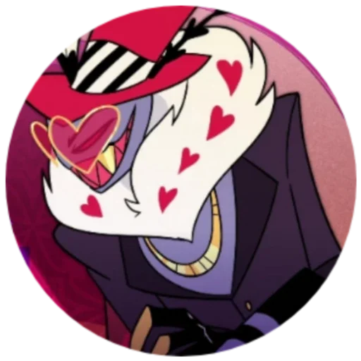 😈 Стикер «Valentino Hotel Hazbin» для Telegram