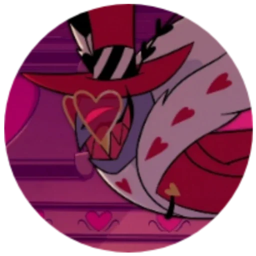 😈 Стикер «Valentino Hotel Hazbin» для Telegram