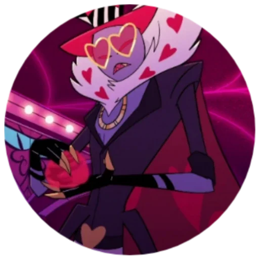 😑 Стикер «Valentino Hotel Hazbin» для Telegram