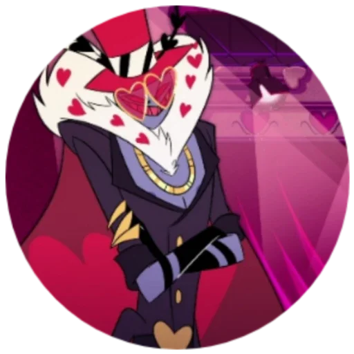 😈 Стикер «Valentino Hotel Hazbin» для Telegram