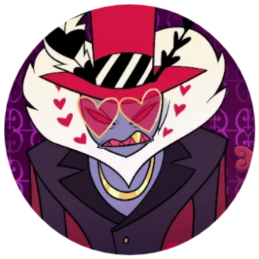 😠 Стикер «Valentino Hotel Hazbin» для Telegram