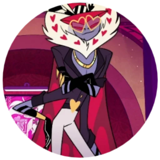 ☺️ Стикер «Valentino Hotel Hazbin» для Telegram
