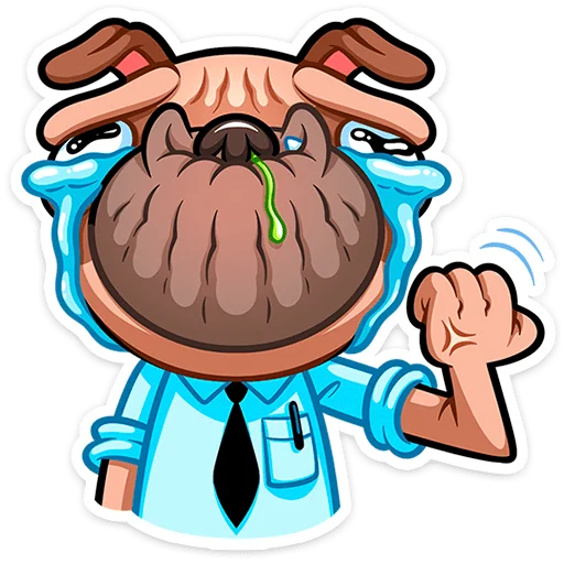 😩 Стикер «Мопс Валера» для Telegram
