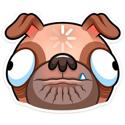 🤪 Стикер «Мопс Валера» для Telegram