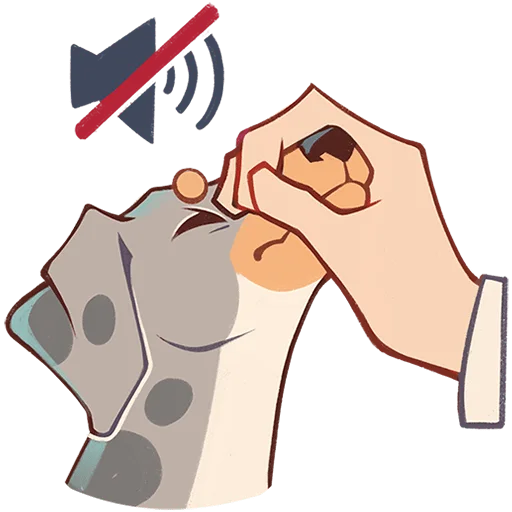 🔇 Стикер «Валик Без Текста» для Telegram