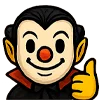 🤡 Эмодзи «Вампир Алеша» для Telegram