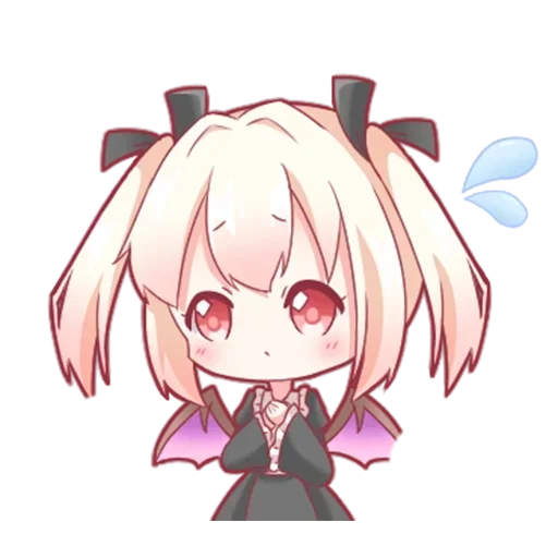 💦 Стикер «Vampire chan Вампир тян» для Telegram