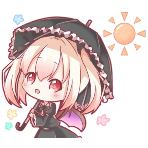 ☀ Стикер «Vampire chan Вампир тян» для Telegram