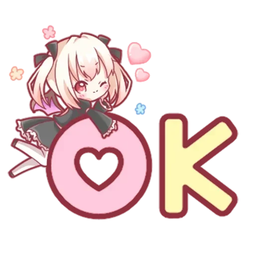 👌 Стикер «Vampire chan Вампир тян» для Telegram
