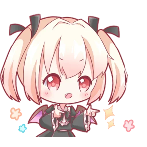 ✨ Стикер «Vampire chan Вампир тян» для Telegram