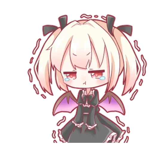 😢 Стикер «Vampire chan Вампир тян» для Telegram
