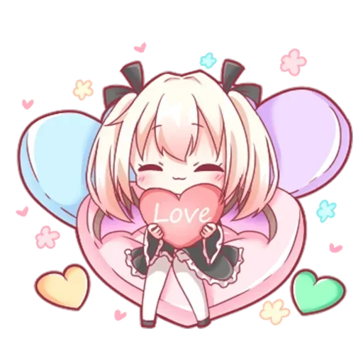 💕 Стикер «Vampire chan Вампир тян» для Telegram