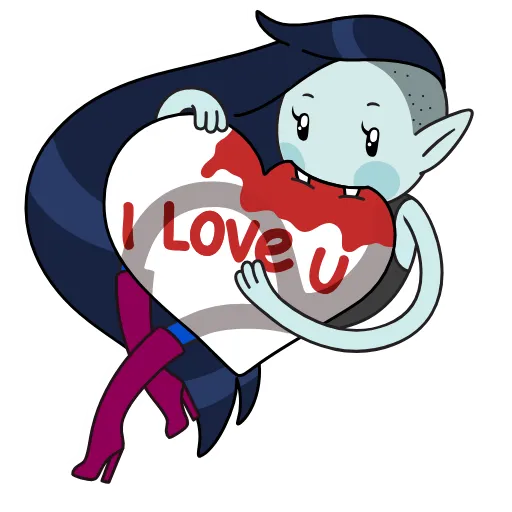 ❤️ Стикер «Marceline» для Telegram