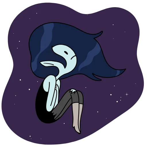 🌌 Стикер «Marceline» для Telegram