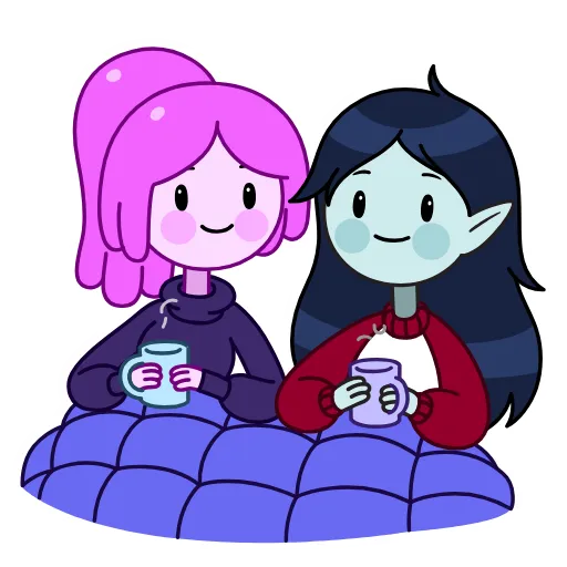 👩‍❤️‍👩 Стикер «Marceline» для Telegram
