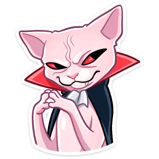 😈 Стикер «Вампир Рамзес» для Telegram