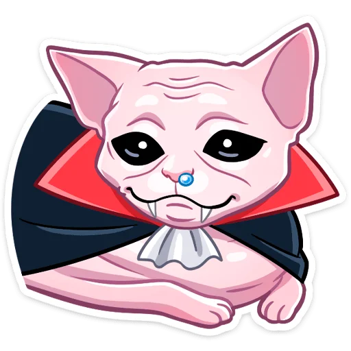 😰 Стикер «Вампир Рамзес» для Telegram