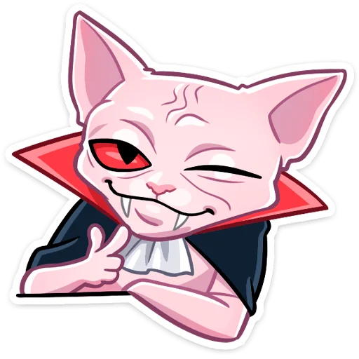 😉 Стикер «Вампир Рамзес» для Telegram