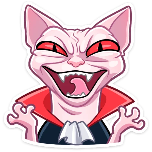 😈 Стикер «Вампир Рамзес» для Telegram