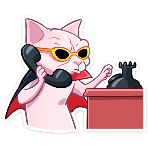🤔 Стикер «Вампир Рамзес» для Telegram