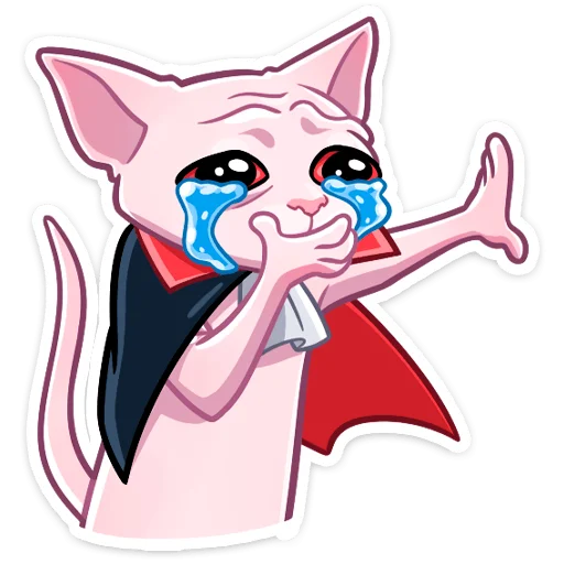 😭 Стикер «Вампир Рамзес» для Telegram