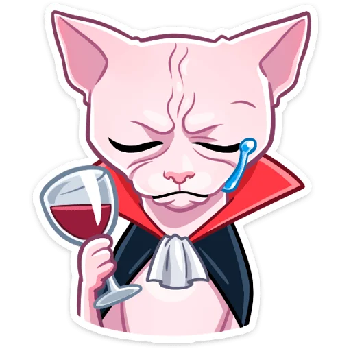 😞 Стикер «Вампир Рамзес» для Telegram