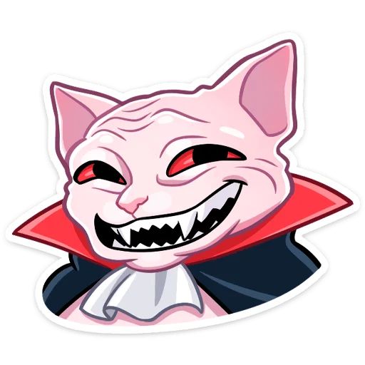 😈 Стикер «Вампир Рамзес» для Telegram