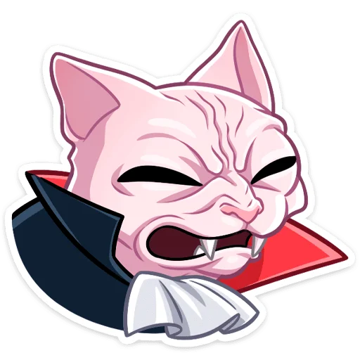 🥴 Стикер «Вампир Рамзес» для Telegram