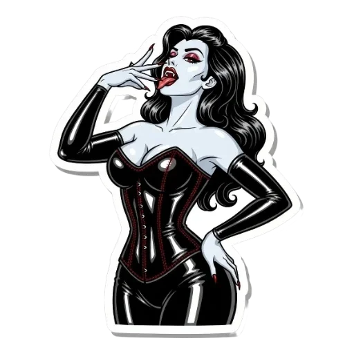 🥵 Стикер «Вампирессы» для Telegram