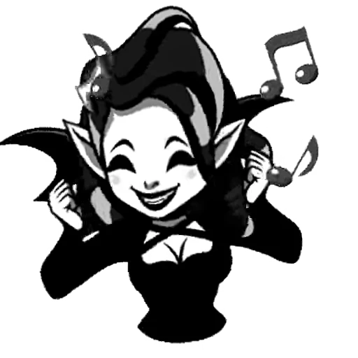 🖤 Стикер «lady vampire» для Telegram