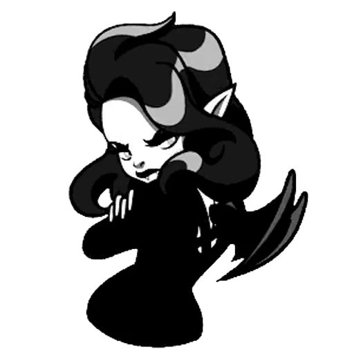 Стикерпак lady vampire для Telegram