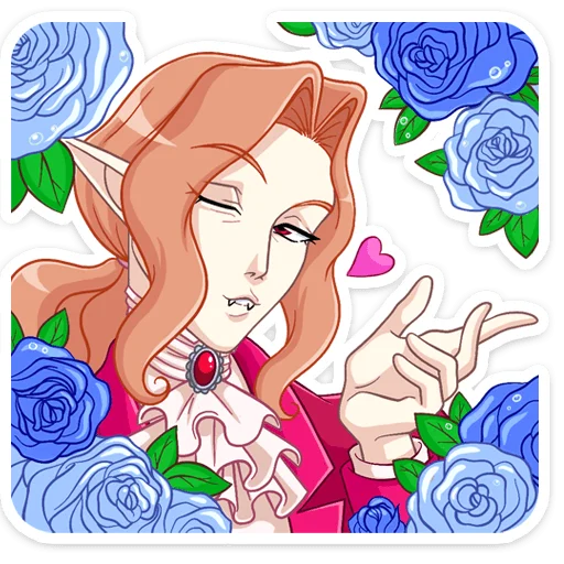 😘 Стикер «Вампир Ян» для Telegram