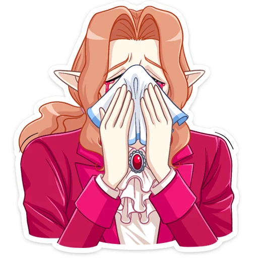 😭 Стикер «Вампир Ян» для Telegram