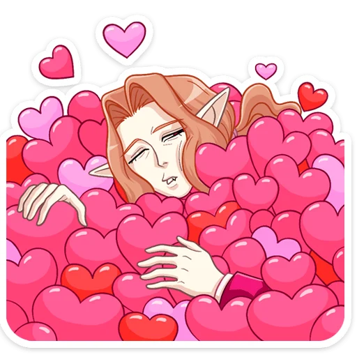 ❤ Стикер «Вампир Ян» для Telegram